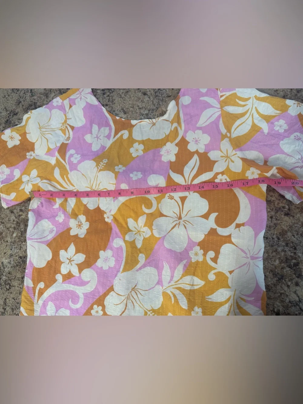Lili Sidonio by Molly Bracken Tropical Twist Back Large Boho Summer Blouse - Picture 6 of 7